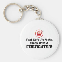 Funny Firefighter Key Chain