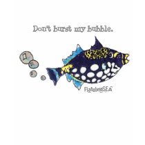 Funny Fish 10 FlatulenSEA Cartoon T Shirts
