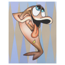 Funny Fish In Love Flyers