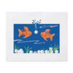 funny fish pondering golf balls underwater flyer