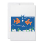 funny fish pondering golf balls underwater personalized announcement