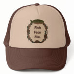 Funny Fisherman Cap: Fish Fear Me Hat