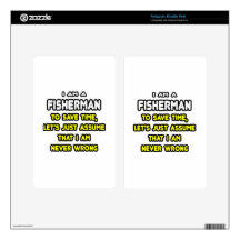 Funny Fisherman T-Shirts and Gifts Skin For Kindle Fire