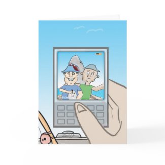 Funny Fishing Birthday Card card