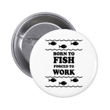 Funny fishing button