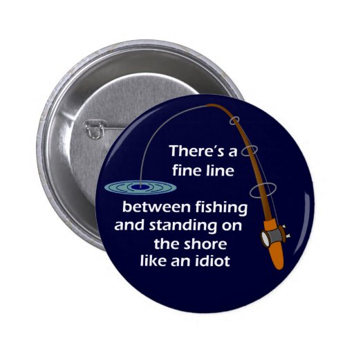 Funny Fishing Button