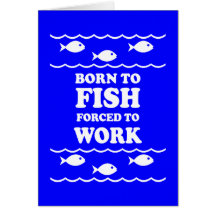 Funny fishing card