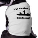 Funny fishing pet clothing