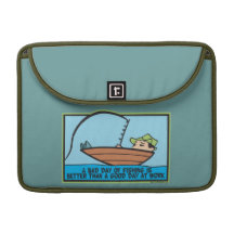Funny Fishing MacBook Pro Sleeves