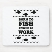 Funny fishing mousepad