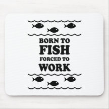 Funny fishing mousepad