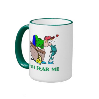 Funny Fishing Mug  Fishing Humor Fishing Fear by UTeezFishing