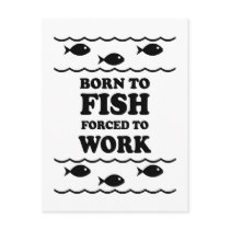 Funny fishing postcard