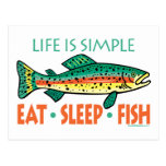 Funny Fishing Saying Post Cards
