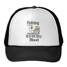 Funny Fishing T-Shirt Fishing Humor Fishing IV Hats