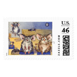 Funny Fitness Cartoon Custom Postage Stamp