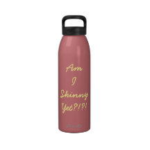 Funny Fitness Quote Water Bottle
