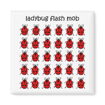 funny flash mob ladybug magnets by funnytshirtsboutique funny flash mob ladybug magnets