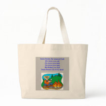 funny flatulence rhyme tote bags
