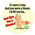 Funny Flower Shower T-shirts Gifts stickers