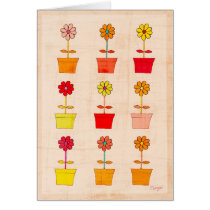Funny Flowers cards