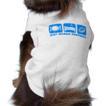 Funny football dog tee shirt