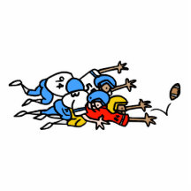 funny football humor tackle pile up graphic photo cutouts