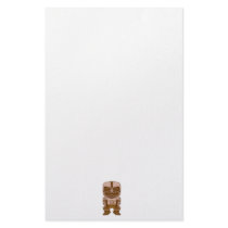 funny football tiki graphic custom stationery