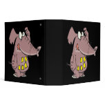 funny forgetful elephant with sticky notes binder