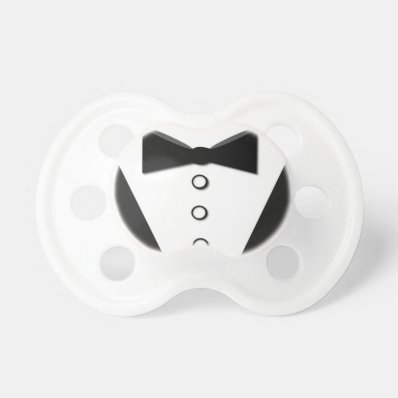 Funny Formal Tuxedo Baby Boy's BooginHead Pacifier