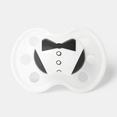 Funny Formal Tuxedo Baby Boy's Pacifier