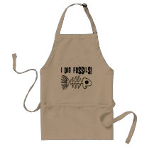 Funny Fossil Gift Item aprons