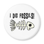 Funny Fossil Gift Item Fridge Magnet
