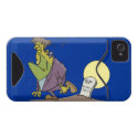 funny frankenstein in graveyard cartoon design