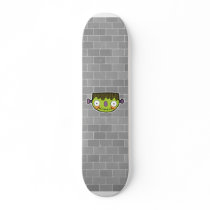 funny frankenstein skate deck