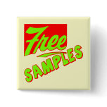 Funny Free Samples T-shirts Gifts buttons