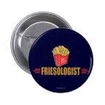 Funny French Fries Button