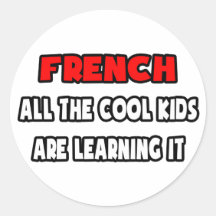 Funny French Teacher Shirts and Gifts Stickers