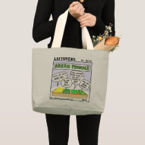 Funny Fresh Produce Reusable Grocery bags