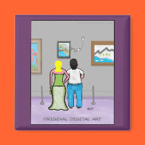 Funny Fridge Magnet - Original Digital Art magnets