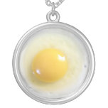 funny fried egg eggy photo jewelry