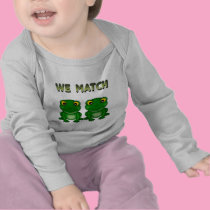 Funny Frog Twins t-shirts