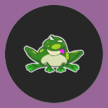 funny frog with attitude