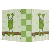 funny froggy frog binders