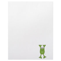funny froggy frog personalized letterhead