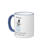 Funny Frosty the Snowman Holiday Mug