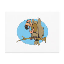 funny frowning vulture postcards by doonidesignsanimals funny frowning vulture postcards