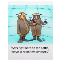 Funny Frzen Wine Cartoon Gift! Letterhead