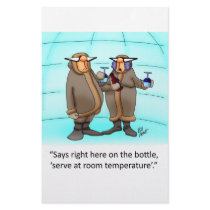 Funny Frzen Wine Cartoon Gift! Stationery Design