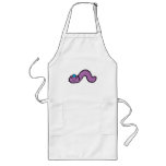 funny furry purple aprons